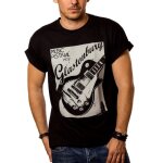 Musique t - shirt homme rock guitare noir s