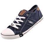 Mustang femmes baskets en toile bleue