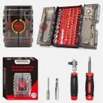 Mustbau 78 en 1 tournevis de pr�cision m�canique - outils utaliaire comprend torx t10 - t40 hex h2 - ...