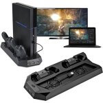 Mutilfunction cooling stand ventilateur de refroidissement vertical pour ps4 - playstation 4 console ...