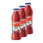 Mutti - lot 3x tomates peles concasses - bouteille 690g