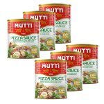 Mutti - lot 6x sauce pizza aromatise - conserve 800g