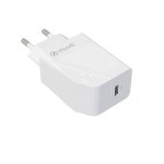 Muvit for change pack chargeur secteur pd 20w + cable usb - c blanc