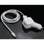Muvit chargeur voiture 1a lightning 1. 2 m - blanc