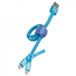 Muvit life cāble double 2a charge usb / micro usb 0. 35 m - bleu Muvit life cāble double 2a charge usb / micro usb 0. 35 m - bleu