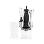 Mixeur plongeant 3en1 - kitchencook - mx700 - 400w - 2 vitesses - lames inox
