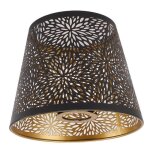 Abat - jour - mxzzand - tambour en mtal - e27 - motif arbre forestier - dcoratif dor intrieur