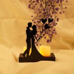 Bougeoir - mxzzand - couple romantique - fer - dcoration intrieure - cadeau de mariage