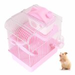 Cage  hamster - mxzzand - 2 niveaux - amovible - bonne ventilation - intrieur