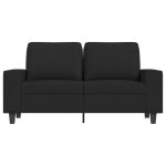 Canap - mxzzand - dx1040 - 2 places - tissu noir - design contemporain