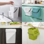 Mxzzand conteneur de comptoir domestique petit bac  compost de cuisine 3l poubelle de cuisine lgant ...