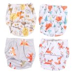 Mxzzand couches en tissu de poche mxzzand couches rutilisables couches lavables pour bb 4 pices puericultu ...