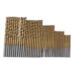 Forets  mtaux - mxzzand - jeu dextracteurs de vis - acier rapide - 50 pices - revtement en titane ...