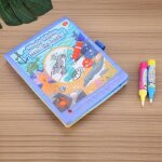 Livre dactivités - mxzzand - livre en tissu pour bébé - réutilisable - dessin à leau - 2 stylos inclus ... Livre dactivités - mxzzand - livre en tissu pour bébé - réutilisable - dessin à leau - 2 stylos inclus ...