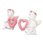 Dcoration dange damour - mxzzand - figurine en rsine synthtique - 10 cm - style romantique - intrieur ...