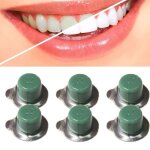 Pte  polir les dents - mxzzand - 6 pices - rose vert - menthe - limine les taches