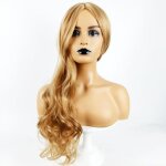 Mxzzand perruque blonde longue boucle perruque synthtique longue boucle pour femmes perruque synthtique ...
