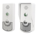 Mxzzand sonnettes dinterphone sans fil sonnette dinterphone sans fil distance de 1000m excellente puce ...