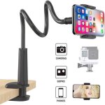 Support webcam - mxzzand - bras flexible 360 - compatible tlphones et webcams - rglable et portable ...