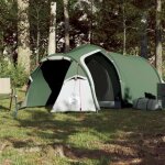 Tente de camping - mxzzand - modèle vert - 4 personnes - dimensions 360x140x105 cm - imperméable pu Tente de camping - mxzzand - modèle vert - 4 personnes - dimensions 360x140x105 cm - imperméable pu
