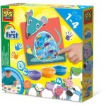 My first - peinture au doigt - animaux - ses creative - peins 8 cartes d?animaux joyeux.