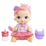 My garden baby ? poup�e b�b� chaton boit et fait pipi