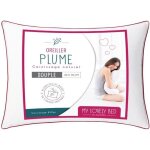 My lovely bed - oreiller 50x70 cm naturel - garnissage plume et duvet - enveloppe 100% coton - gonflant ...