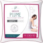 Oreiller naturel 60x60 cm - my lovely bed - garnissage plume et duvet - gonflant et moelleux Oreiller naturel 60x60 cm - my lovely bed - garnissage plume et duvet - gonflant et moelleux