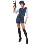 D�guisement - gangster irlandais blinders - femme - noir - confortable pour carnaval