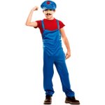 D�guisement - plombier mario - noir - 5 ans - licence mario