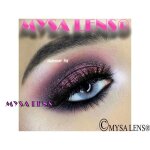 Mysalens lentilles de contact de couleur icy gray gris glac� hidrocor solution multi 10ml kit de rangement ...