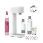 Mysoda machine � soda ruby white 1 bouteille 0. 5l 1 bouteille 1l 1 cylindre de co2