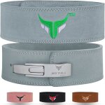Mytra fusion ceinture de musculation gris 100% cuir véritable ceinture avec levier powerlifting deadlift ... Mytra fusion ceinture de musculation gris 100% cuir véritable ceinture avec levier powerlifting deadlift ...