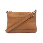 Naf naf - sac pochette en cuir camlia - camel - 8579