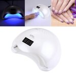 Nail art sun5 48w lampe uv gel led ongle durcissement dryer avec time sensor infrarouge rglage et heure ...
