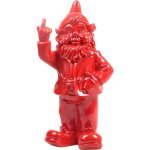 Nain de jardin en rsine f * ck 7 x 8 x 20 cm rouge