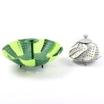 Naisidier cuiseur vapeur panier cuit - vapeur pliable en acier dpliant anti - rayures pour cuire lgumes ...