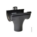 Naissance � joint pour goutti�re demi - ronde d�velopp� 25 pmg80a pvc - girpi - 25 - pvc