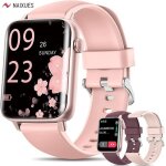 Naixues montre connecte femme 1. 69 avec appel bluetooth / 3 bracelet / ip68 / 7 modes sportifs / podometre ...