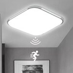 Plafonnier led - naizy - 24w - 300x300mm - détecteur de mouvement - Éclairage doux Plafonnier led - naizy - 24w - 300x300mm - détecteur de mouvement - Éclairage doux