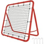 Filet de rebond de football - naizy - pliable 100x65cm - inclinaison r�glable 4 positions - rouge