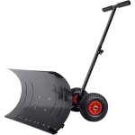 Pelle � neige - naizy - mod�le sur roues - lame en plastique 75 cm - hauteur r�glable - construction ...