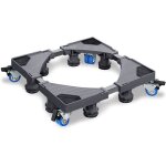 Naizy - support de machine � laver 8 pieds r�glable charge 200 kg avec 4 roues - grau
