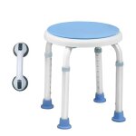 Naizy tabouret de douche r�glable en hauteur de 36 - 51 cm - avec poign�es - pivotant � 360 � si�ge de ...