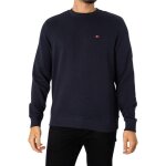 Napapijri pull molleton homme bleu textile sf19582