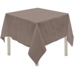 Nappe anti - tches carre 180x180 cm alix moka par soleil docre