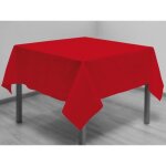 Nappe anti - tâches carrée 180x180 cm alix rouge par soleil docre Nappe anti - tâches carrée 180x180 cm alix rouge par soleil docre