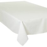 Nappe anti - tche lallie blanc ivoire 150x300cm - atmosphera createur dinterieur