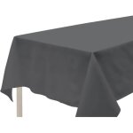 Nappe anti - t�ches rectangle 140x240 cm alix anthracite par soleil docre