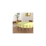 Nappe anti - t�ches ronde 180 cm alix vert citron par soleil docre